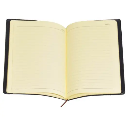 A4 Flexi Notebook Black Open